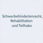 Schwerbehindertenrecht, Rehabilitation und Teilhabe 3
