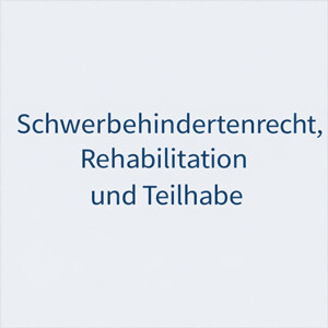 Schwerbehindertenrecht, Rehabilitation und Teilhabe