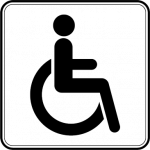 Symbol Rollstuhl