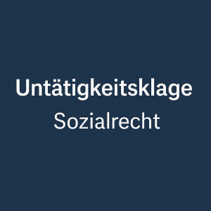 Die Untätigkeitsklage im Sozialrecht 2
