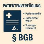 Patientenverfügung: Wie konkret müssen Krankheiten und Behandlungssituationen benannt werden? 1