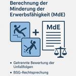 Mehrere Arbeitsunfälle: Berechnung der Minderung der Erwerbsfähigkeit (MdE) 3