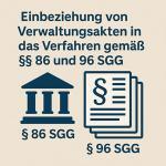 Einbeziehung von Verwaltungsakten in das Verfahren gemäß §§ 86 und 96 SGG 1 Einbeziehung von Verwaltungsakten in das Verfahren gemäß §§ 86 und 96 SGG 1