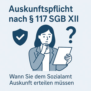 Auskunftsanspruch nach § 117 SGB XII und der Begriff der „Negativ-Evidenz“