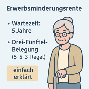 Wartezeit & Drei-Fünftel-Belegung (5-5-3-Regel) – Voraussetzungen der Erwerbsminderungsrente