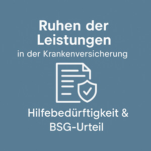 Das Ruhen von Leistungen aus der gesetzlichen Krankenversicherung