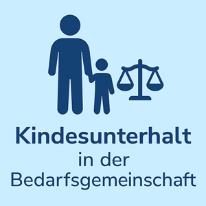Kindesunterhalt in der Bedarfsgemeinschaft (Bürgergeld): Anspruch, Anrechnung & Unterhaltsvorschuss