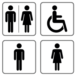 Symbole Schwerbehinderteneigenschaft
