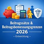 Beitragssätze & Beitragsbemessungsgrenzen 2026 – Kranken-, Pflege-, Renten- & Arbeitslosenversicherung 1