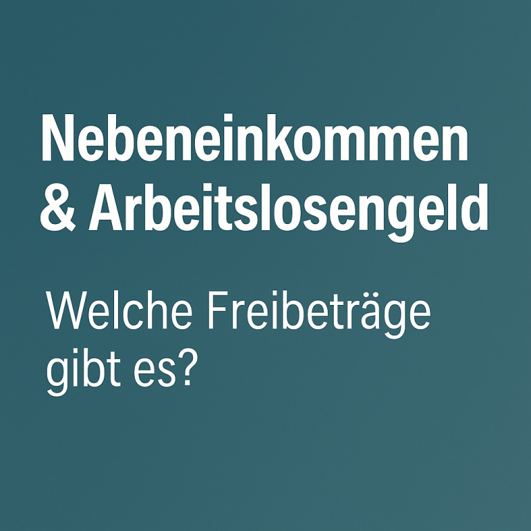 Nebeneinkommen beim Arbeitslosengeld I (§ 155 SGB III)
