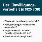 Der Einwilligungsvorbehalt (§ 1825 BGB): Ein umfassender Ratgeber 1
