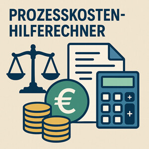 Prozesskostenhilfe-Rechner: Einkommensgrenzen online berechnen