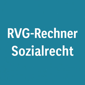 Rechtsanwaltsgebühren-Rechner Sozialrecht (RVG) – Kosten einfach berechnen